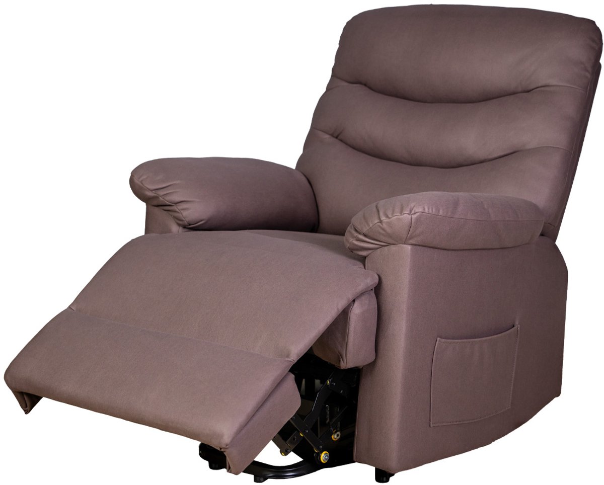 Vitadora Classic Sta-op stoel - Bruin - Elektrische sta-op functie - Met afstandsbediening - Luxe zitcomfort