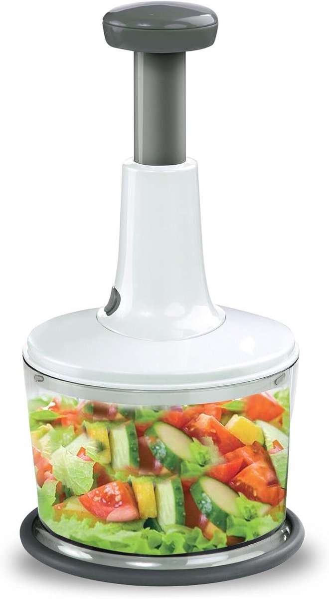 Handmatige Voedselhakselaar – Grote 8.5-Cup Chopper voor Groenten, Fruit en Kruiden