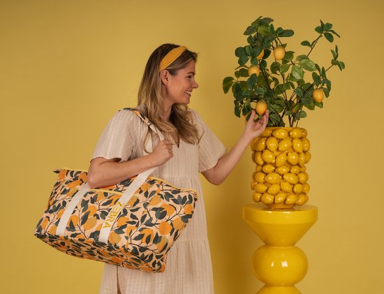 Zebra Trends Elise Strandtas - Natgoedvak - Ritsvak - Praktisch - Stijlvol - Citroen