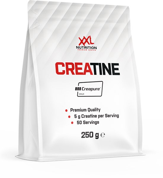 XXL Nutrition - Creatine Creapure - Zuivere Creatine Monohydraat - 250 Gram (50 doseringen)