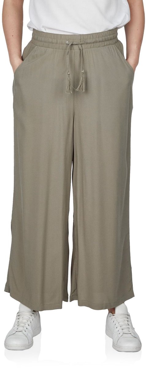 DENIMFY Dames Chino Broek DFKate regular/straight Olijf L Volwassenen
