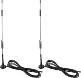 Antenne 5G/4G LTE 18DBI Omnidirectionnelle - SMA/TS9 Mâle - Pour Routeur, WiFi, Caméra IP - Noir