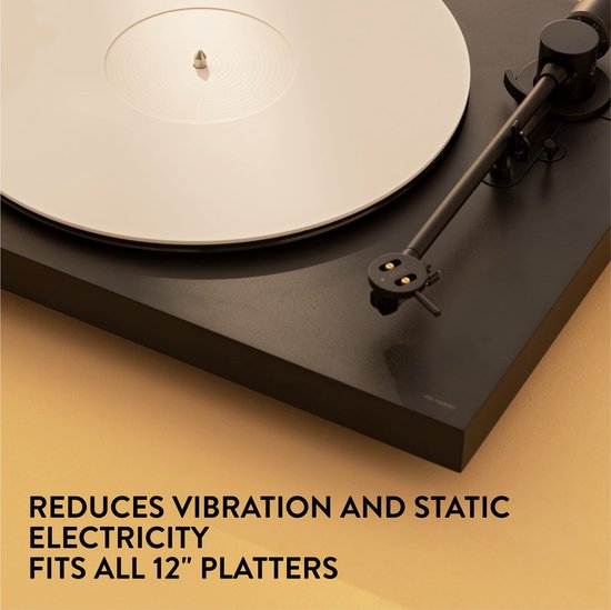 MAKIVI Draaitafel Acryl Slipmat voor Vinyl LP Platenspelers - 2,5 Mm