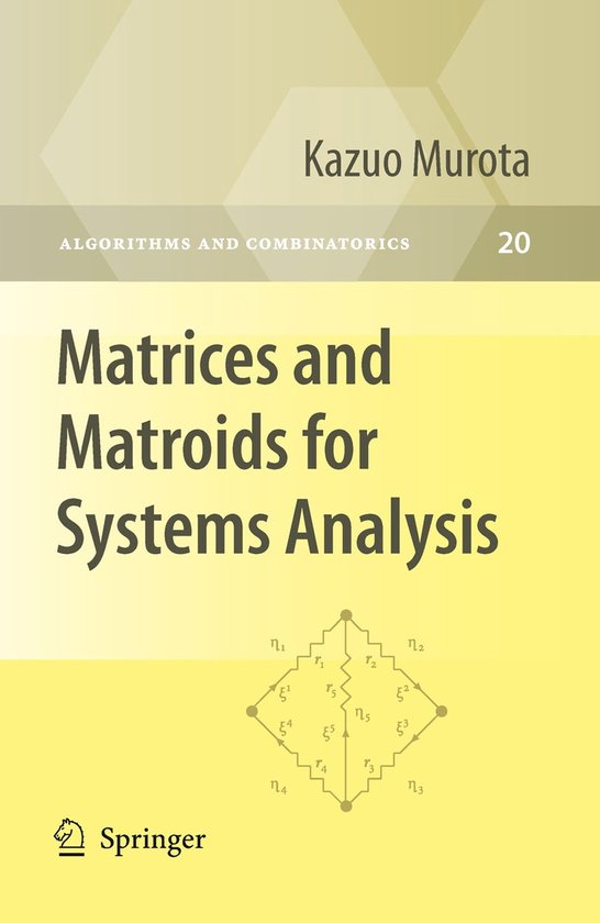 Matrices and Matroids for Systems Analysis - cover