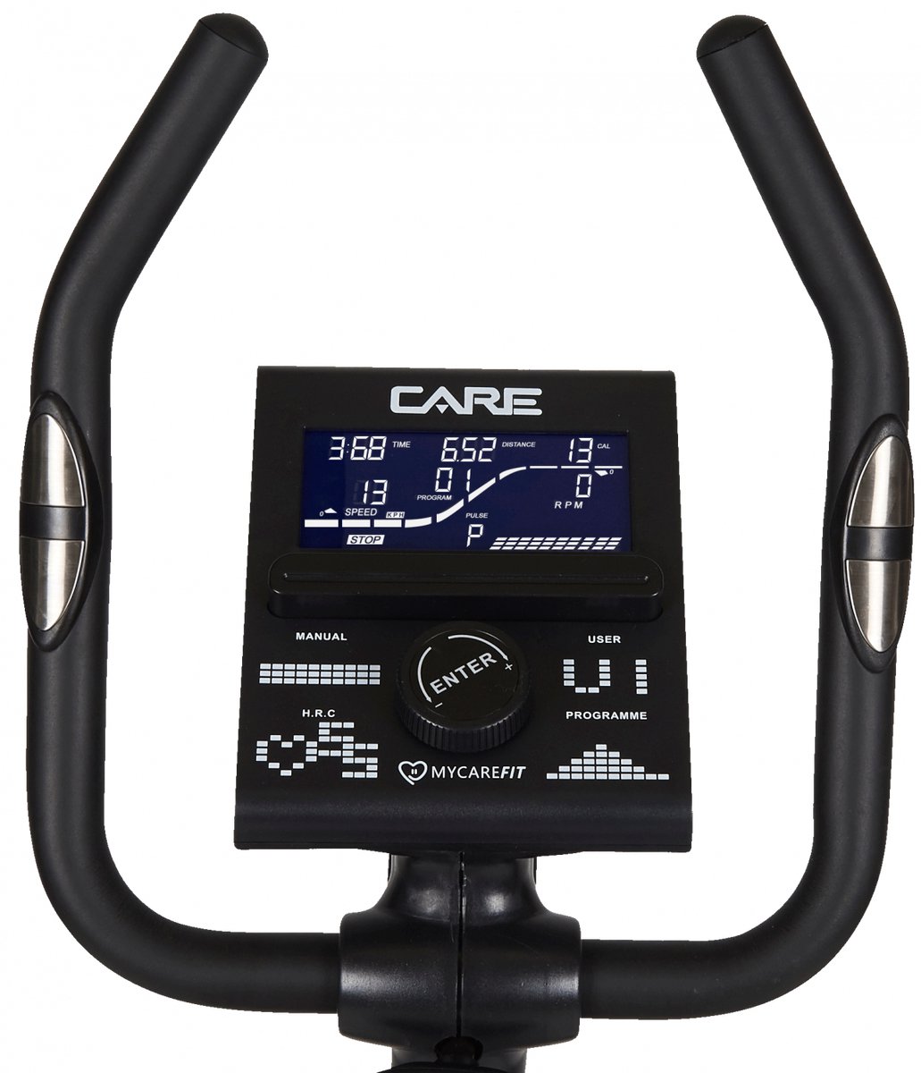CARE CE-685 - Crosstrainer - 16 kg vliegwielmassa - 24 programma’s - 32 gemotoriseerde weerstandsniveaus - Voor regelmatig thuisgebruik thumbnail 7