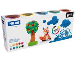 Plasticine Spel Milan Soft dough 913510B Plantaardig