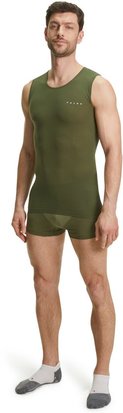FALKE débardeur homme Ultralight Cool - chemise thermique - vert (herbe) - Taille : XL