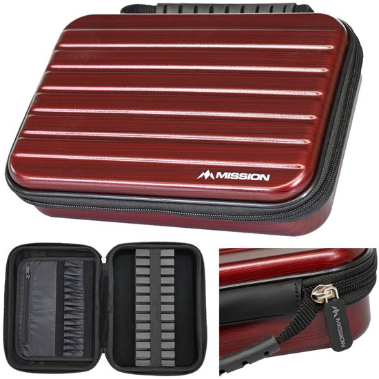 Mission ABS-4 Case Deep Red - Dart Case van Mission — afbeelding 2