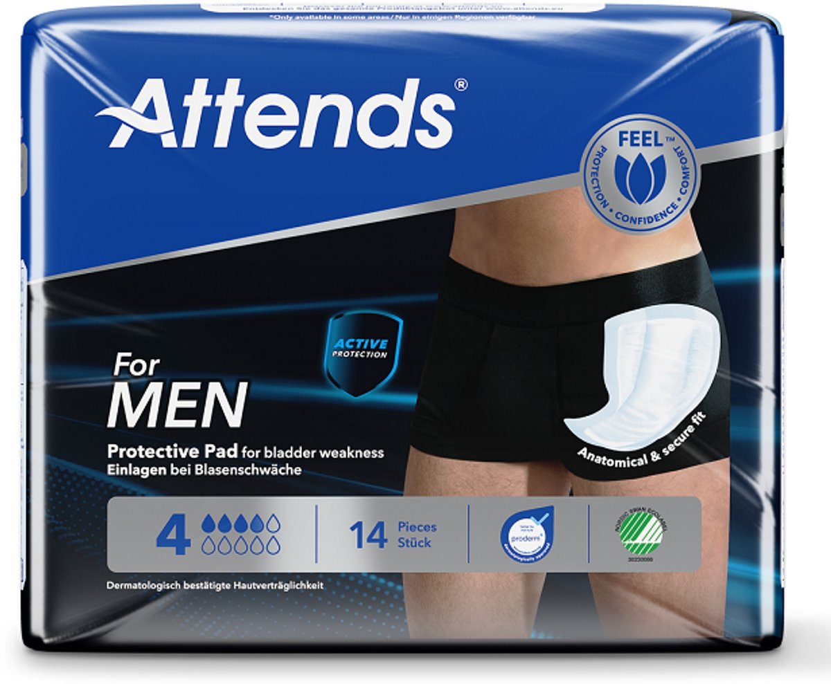 ATTENDS For Men 4 - 24 pakken van 14 stuks