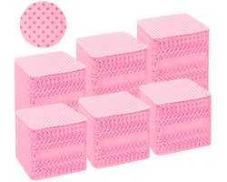 YUBBI Roze Pluisvrije Celfstofdeppers - Nail Wipes - Gellak Nageldoekjes - 500 Stuks
