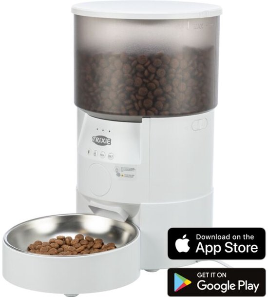 Trixie - Voerautomaat TX-S Smart - Wit - 3 liter - Trixie - €79,17