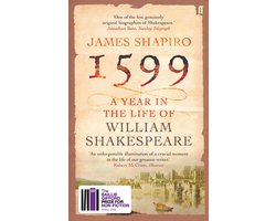 Omslag van 1599: A Year in the Life of William Shakespeare