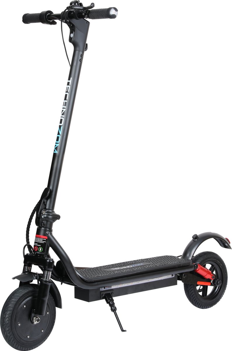 Afbeelding 3 van Techno MAX® - Elektrische Step met Voor/Achter Vering - Richtingaanwijzers - 25 km/u - Bereik tot 30km - Met Smart APP - 8,5” Anti-lek Banden - Zwart