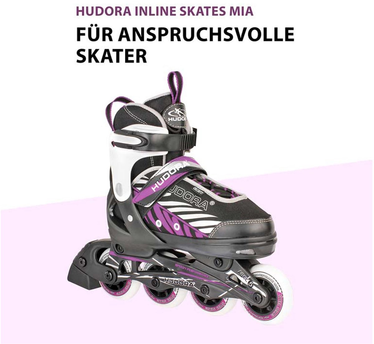 Hudora Inlineskate Mia Skeelers  Roze - Zwart 29-32