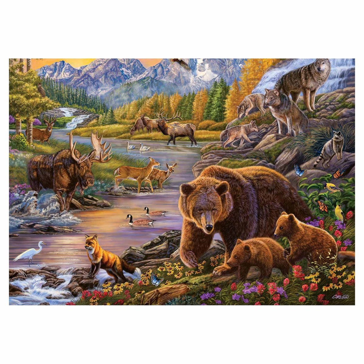 Ravensburger puzzel Wildernis - Legpuzzel - 500 stukjes — afbeelding 6