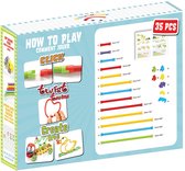 Spaghetteez 35 stuks set- flexibele educatieve bouwstaafjes