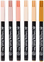 Sakura Unieke Manga-collectie van 6 Koi Colouring Penseel Pens