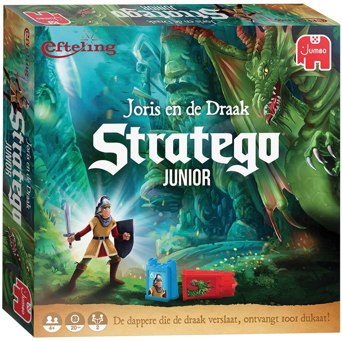 Jumbo - Stratego Junior Efteling Joris en de Draak - Bordspel vanaf 4 jaar - 2 spelers — afbeelding 12