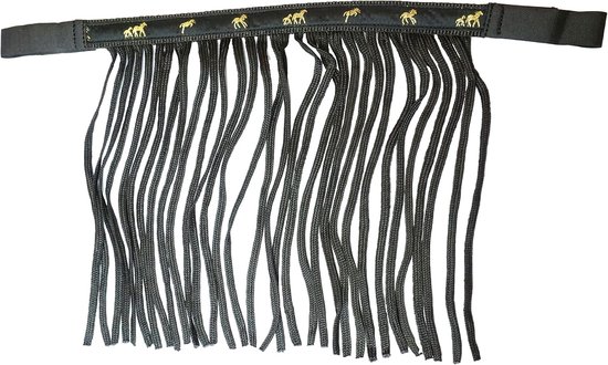 BUSSE Vliegenmasker Fly Professional, zwart, warmbloed