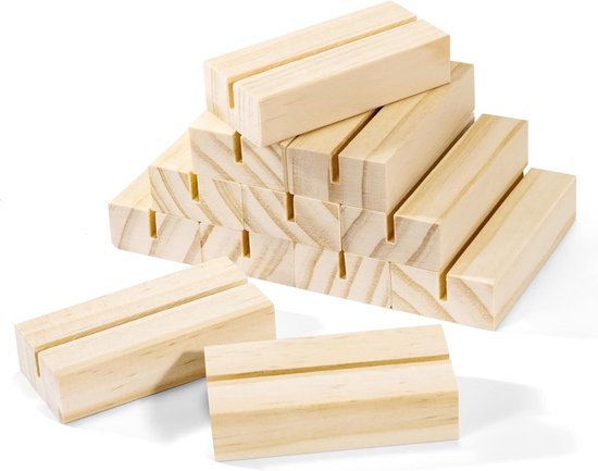 Kaarthouder hout 10cm - Trouwen
