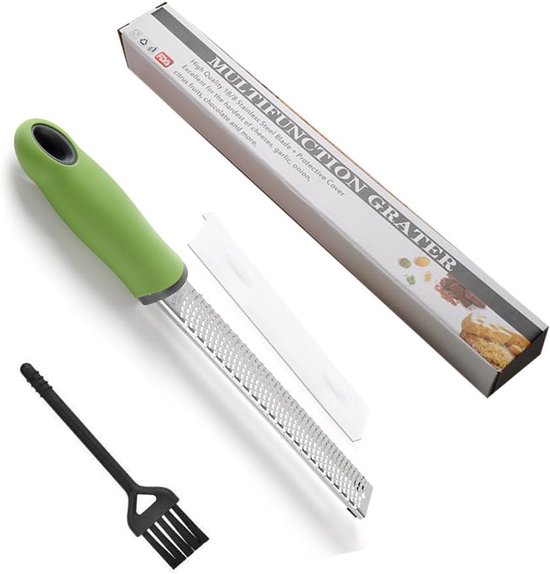Lemon Zester Rasp - Geschikt voor Citrus en Kaas - 1 stuk - Groen ...