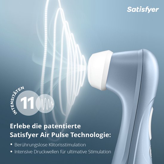 Satisfyer Pro 2 Next Generation, producttest 1,6 (GOED), clitoriszuiger met 11 intensiteitsniveaus, oplegvibrator met accutechnologie, waterdicht
