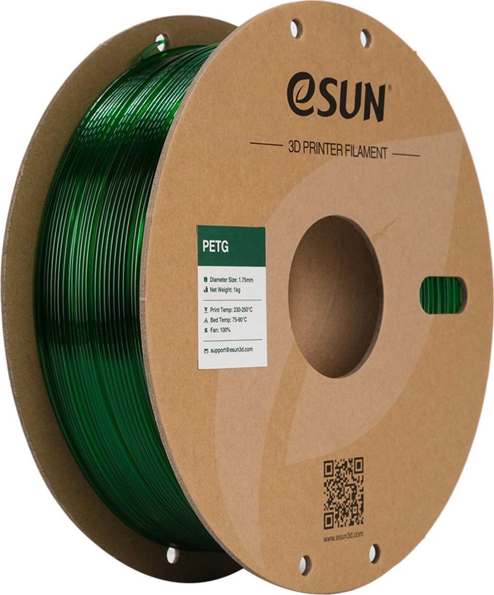 eSun PETG Groen / Green 1kg - 1.75mm - 3D printer filament
