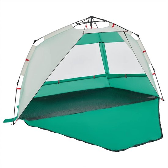 vidaXL - strandtent - 3-persoons - waterdicht - snelontgrendeling - zeegroen van Vidaxl — afbeelding 5