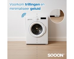 Wasmachine Trillingsdempers 4 stuks wit
