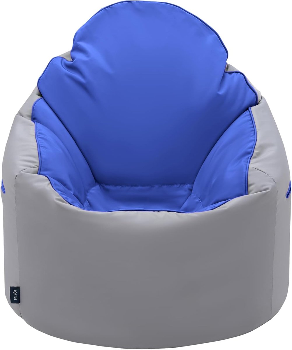 Ergonomische Waterbestendige Bean Bag Zitzak voor Binnen en Buiten - Comfortabele Gaming Zitzak met Hoge Rug | Lichtgewicht en Eenvoudig te Reinigen