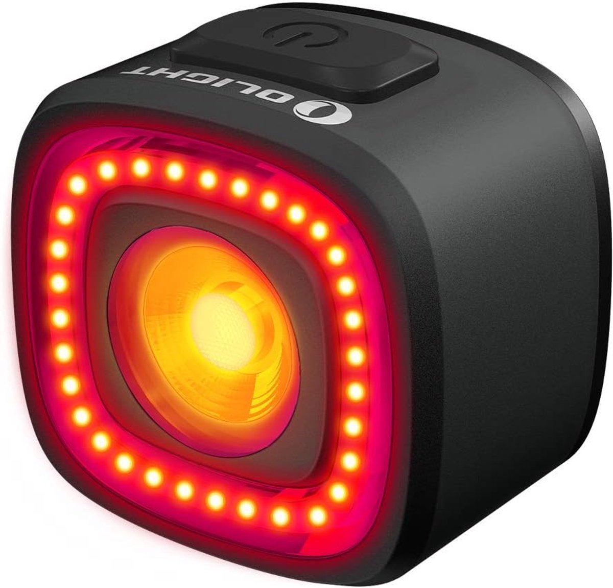 Fietslamp - Fietslicht - Fietsachterlicht - Krachtig Fietsachterlicht - IPX6 Waterdicht - 120Lm - Compacte - Efficiënte - Oplaadbare - met 4 Verlichtingsmodi - ABS - 30 x 35 x 34 mm - Zwart