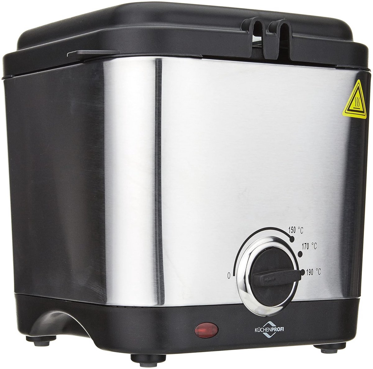 Mini Friteuse 1,5 Liter - Compacte Frituurpan met Instelbare Temperatuur