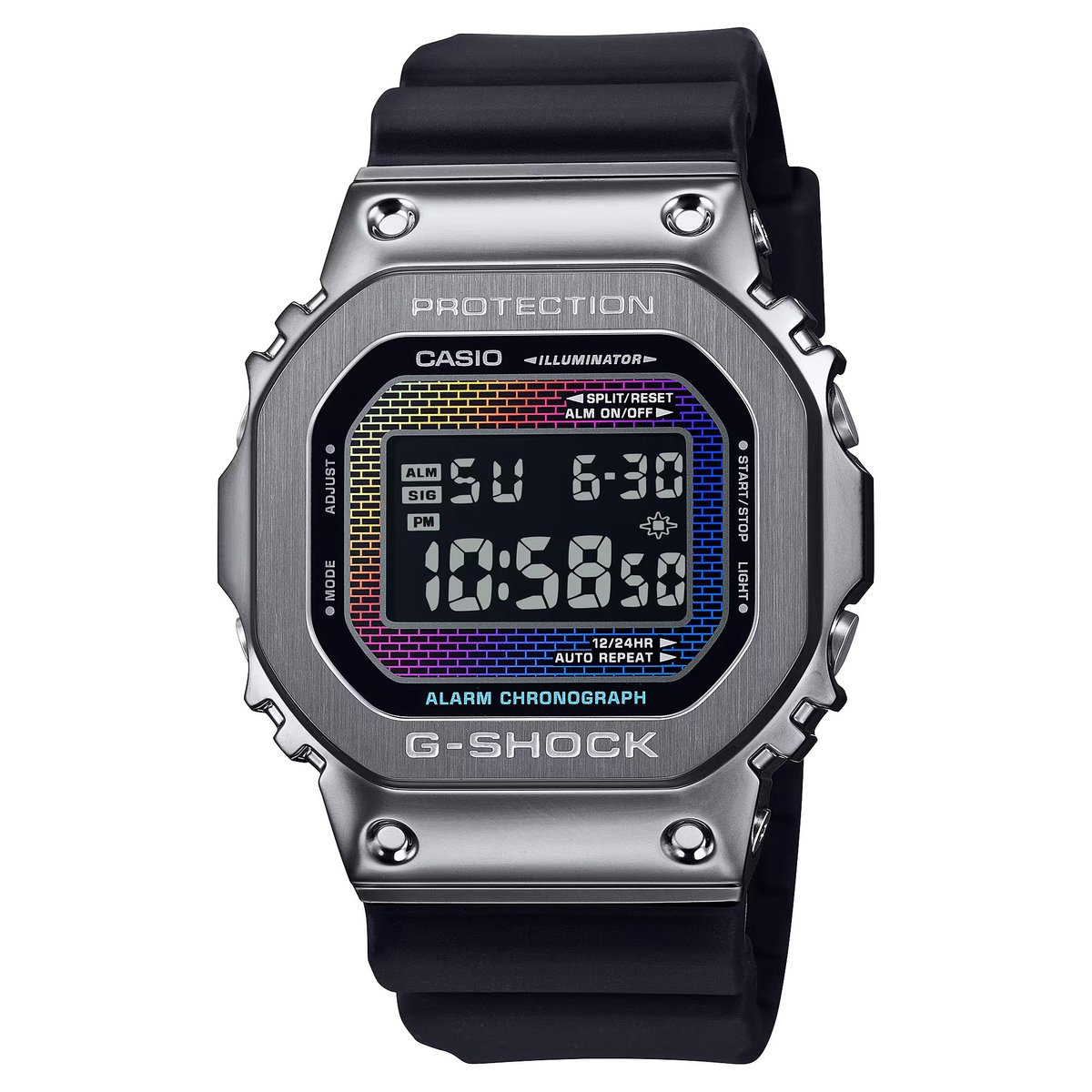 Casio G-Shock GM-5600BRW-1ER Horloge - Kunststof - Zwart - Ø 39 mm