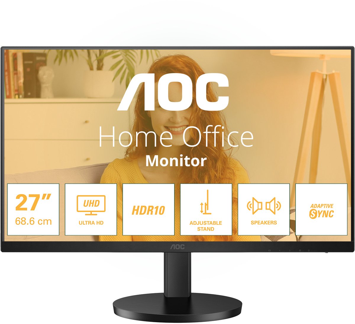 AOC U27B3AF ledmonitor HDMI, DisplayPort, Audio