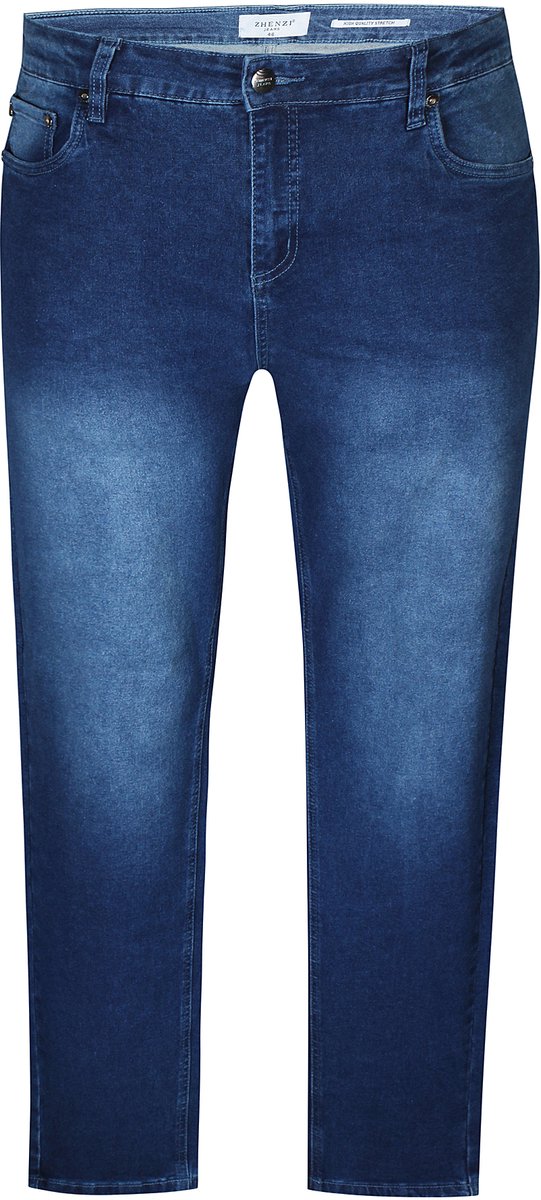 Zhenzi jeans Stomp fit mid blue maat 40