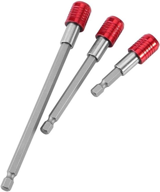 Lot de 5 rallonges d'embout, rallonges d'embout pour visseuse sans fil Lot de 5 rallonges d'embout, rallonges d'embout pour visseuse sans fil