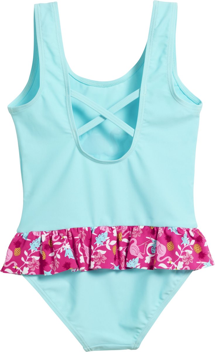 Playshoes UV badpak Kinderen Flamingo - Aquablauw/Roze — afbeelding 2
