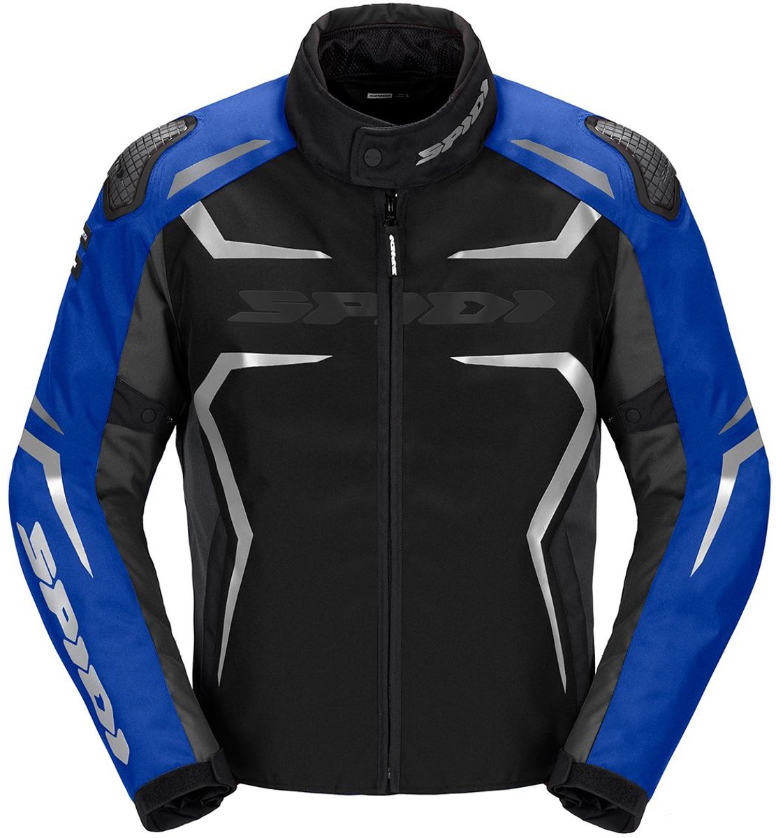 Spidi Race Evo H2Out Jas Zwart Blauw Zilver - Jas