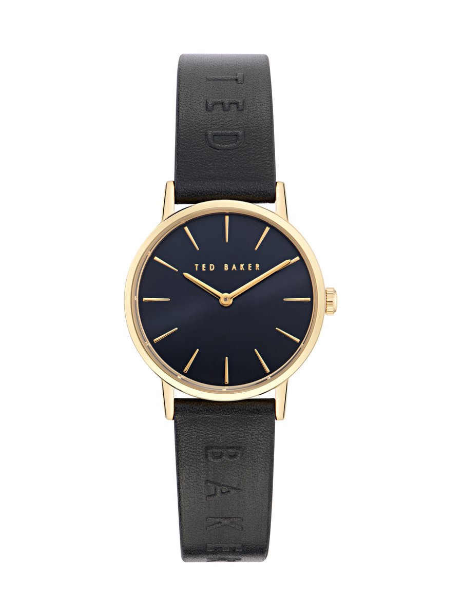 Ted Baker Staciie Kwarts Analoog Horloge Zwart Case: 100% Stainless Steel | Armband: 100% Leather 32 BKPSTF407W0