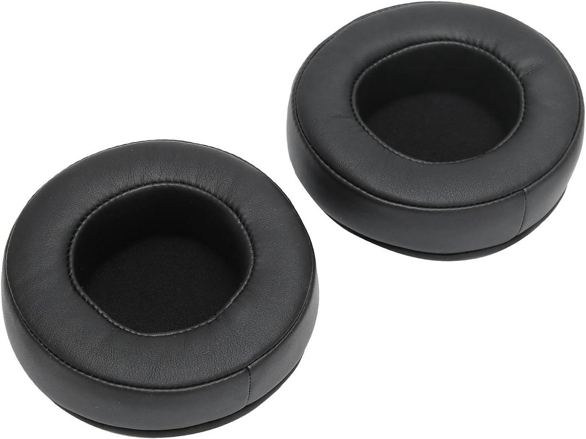 Vervanging Oorkussens Universeel 80mm - Zwart - 2 Stuks