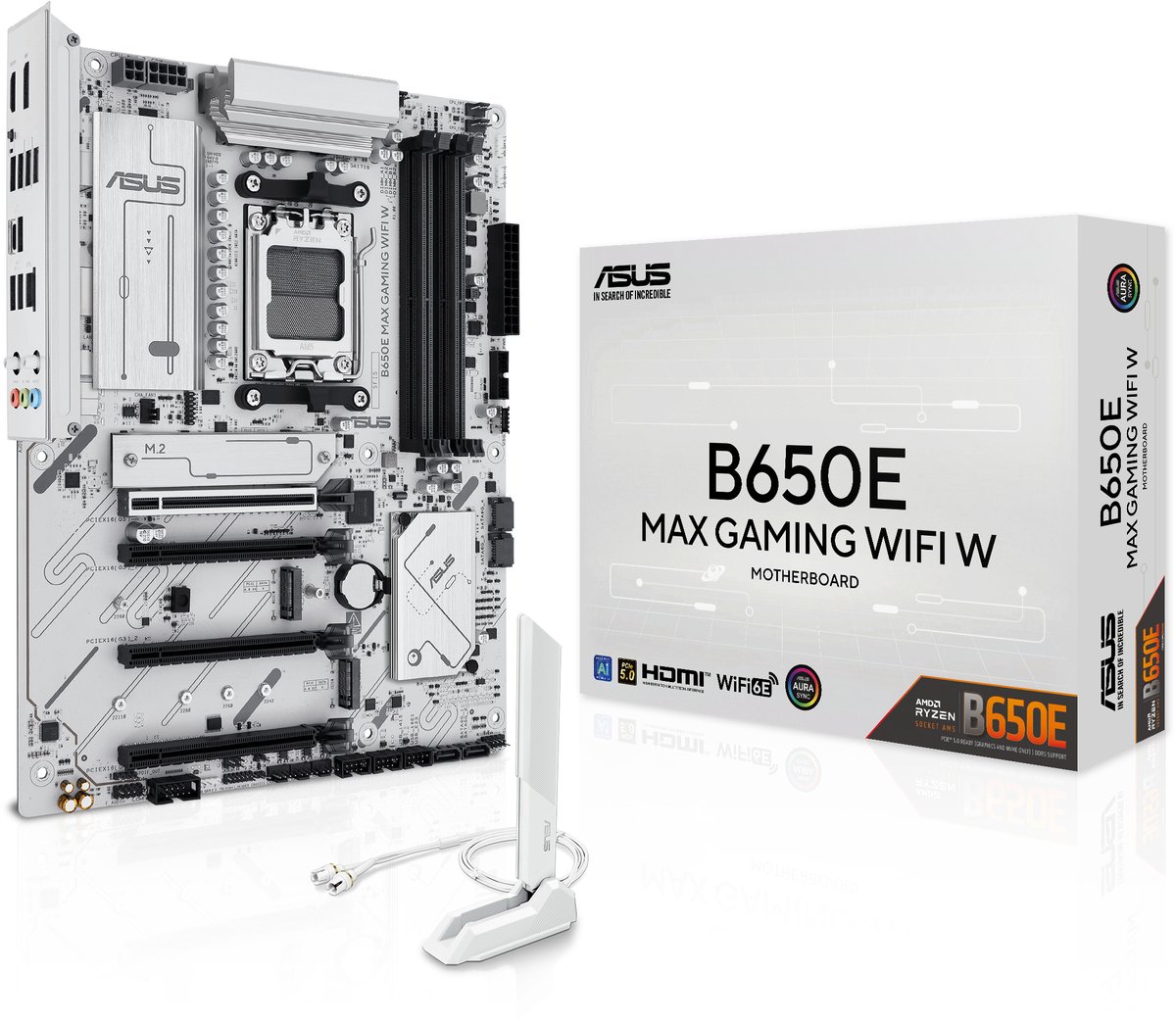 ASUS B650E MAX GAMING WIFI W AMD B650 Socket AM5 ATX