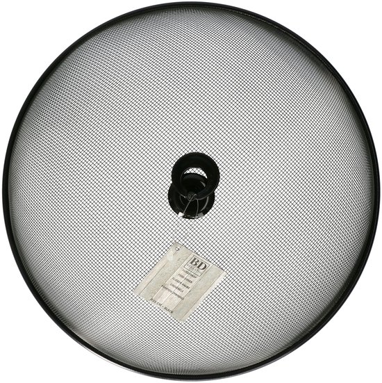 Bellatio Design Vliegenkap - 2x - zwart - D35 x H16cm - buiten eten - anti insecten - RVS - voedsel beschermen - voedselkap - afdekkap — afbeelding 3