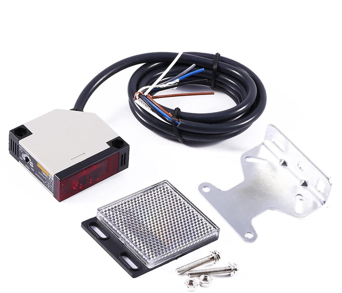 Foto-elektrische sensorschakelaar voor objectdetectie | AC 90-250V 3A | Spiegelreflectie E3JK-R4M1