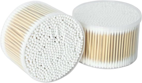 Wattenstaafjes 15 cm. enkel kleine prop verpakt 100 stuks