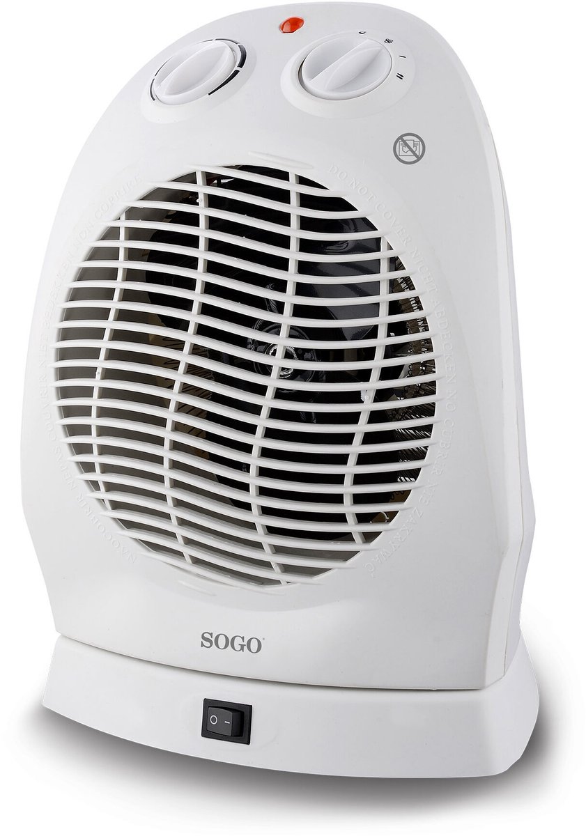 Sogo - 18320 - Elektrische Ventilatorkachel  - 2000 Watt