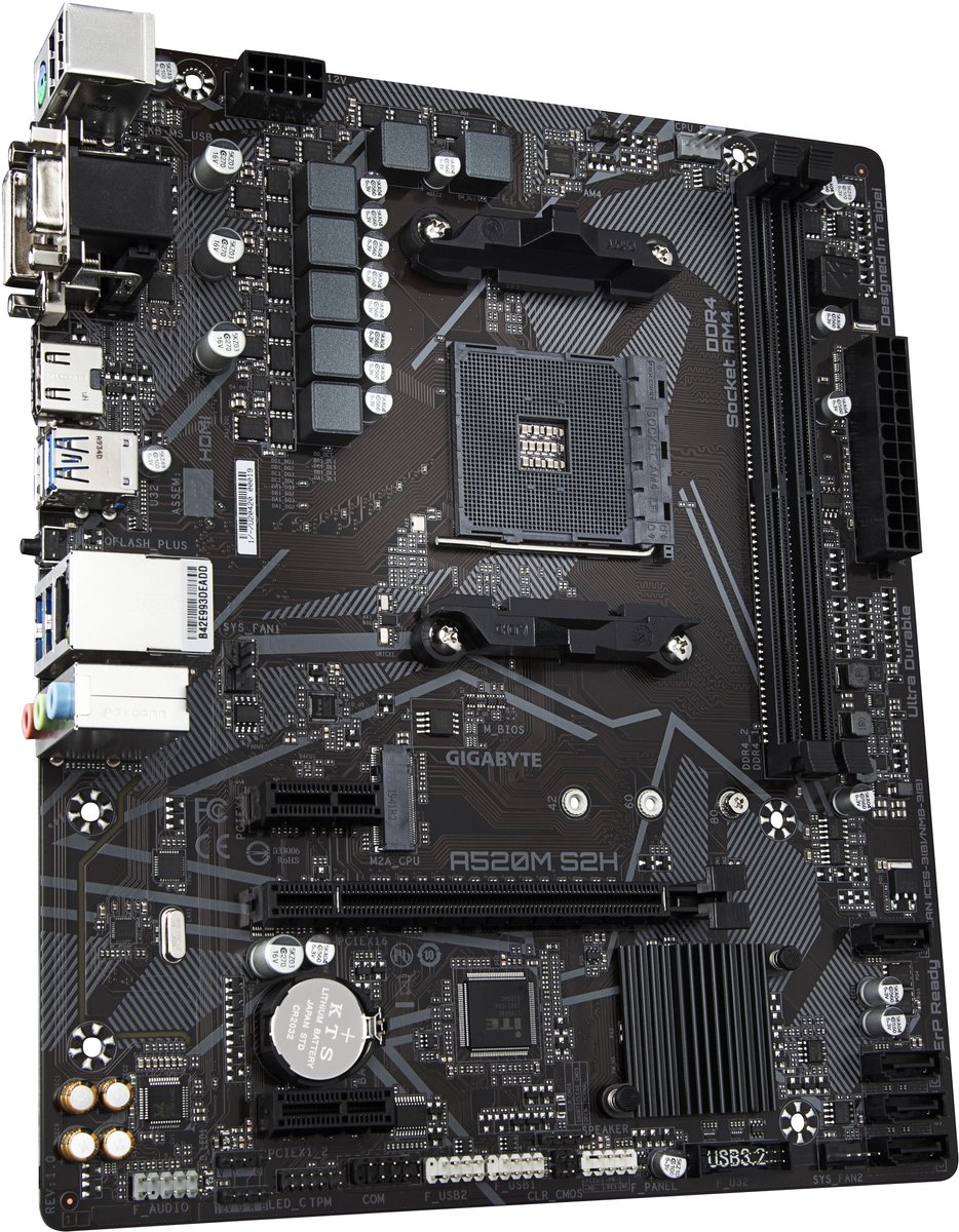 Gigabyte A520M S2H moederbord - afbeelding 2