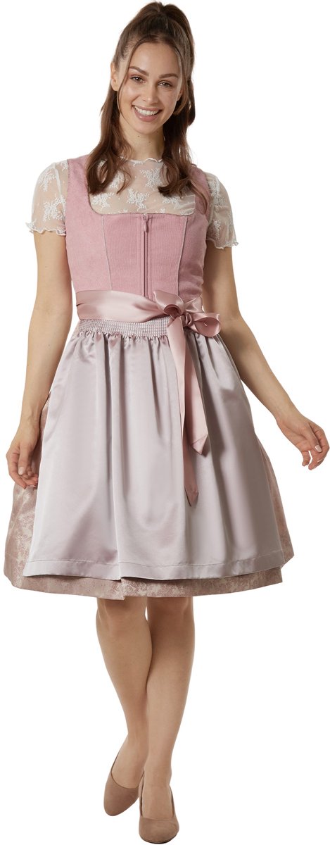 dressforfun - Vrouwenkostuum midi-dirndl Linah - 48 - Verkleedkleding Oktoberfest - Duitse Jurk - Feestkleding - Klederdracht - Feest - Partykleding