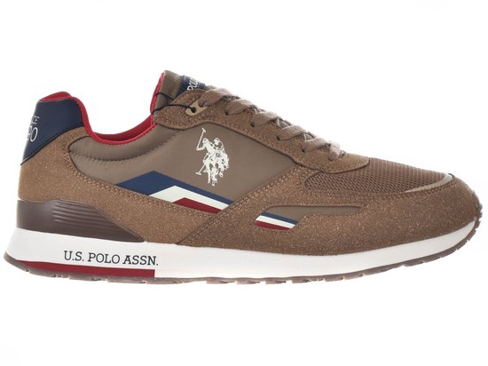 Baskets Tabry pour homme, couleur taupe/marron, taille 43, US Polo Assn.