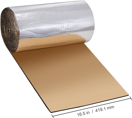 Auto Geluidsisolatie Mat, 200 mil, 3,3 m², Hoogdichte Schuim voor Geluidsisolatie, Dubbel Laags, Waterdichte Geluidsbarrière, Ideaal voor Gebruik in de Auto van Merkloos — afbeelding 5