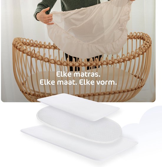 AeroSleep® 3D matrasbeschermer - 120 x 60 cm - voor babybed, ledikant & wieg